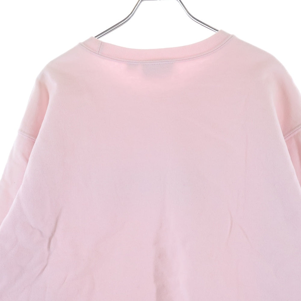 SUPREME(シュプリーム) 20SS Underline Crewneck アンダーライン フロントロゴ クルーネックスウェットトレーナー ピンク