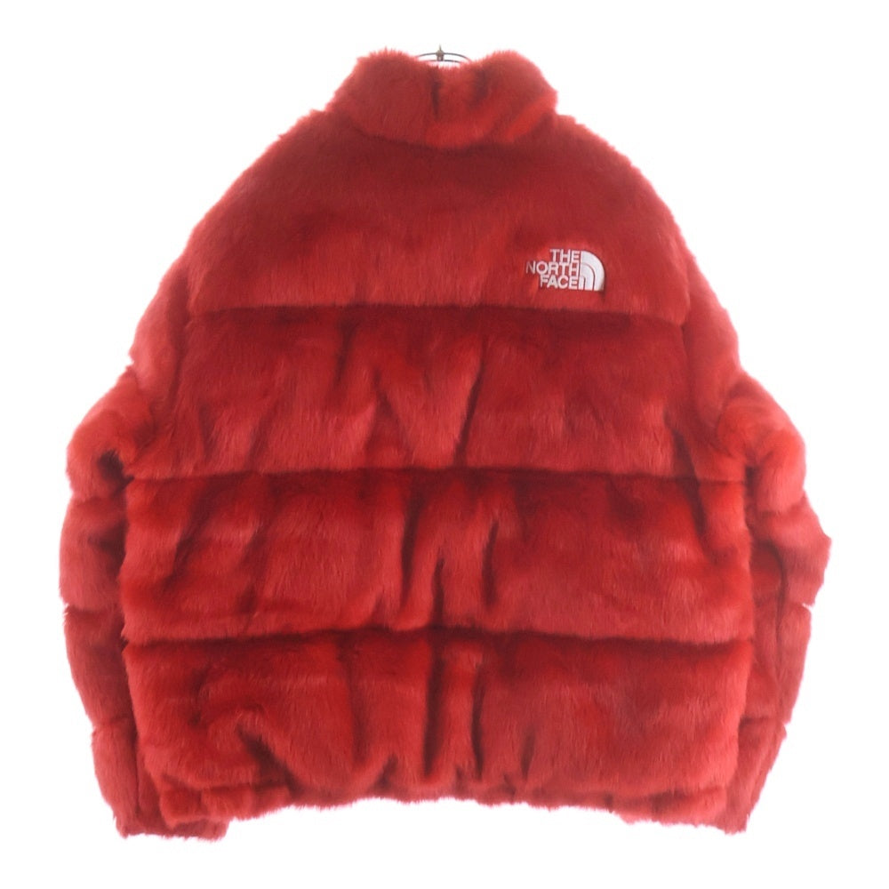 SUPREME(シュプリーム) 20AW ×THE NORTH FACE Faux Fur Nuptse Jacket ND92001I ノースフェイス ファー ヌプシ ダウンジャケット レッド