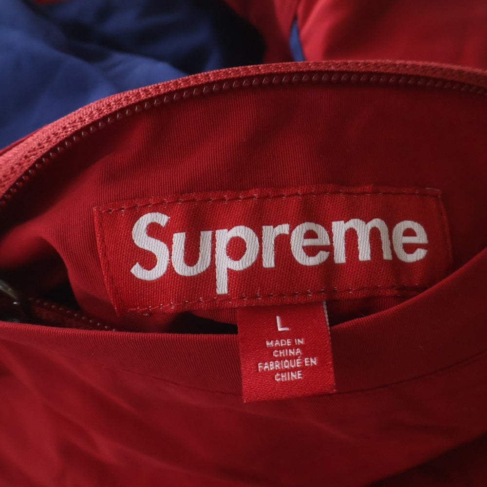 SUPREME(シュプリーム) 25SS Faux Fur Reversible Hooded Track Jacket フェイクファーリバーシブルトラックジャケットブルゾン レッド/ブラウン