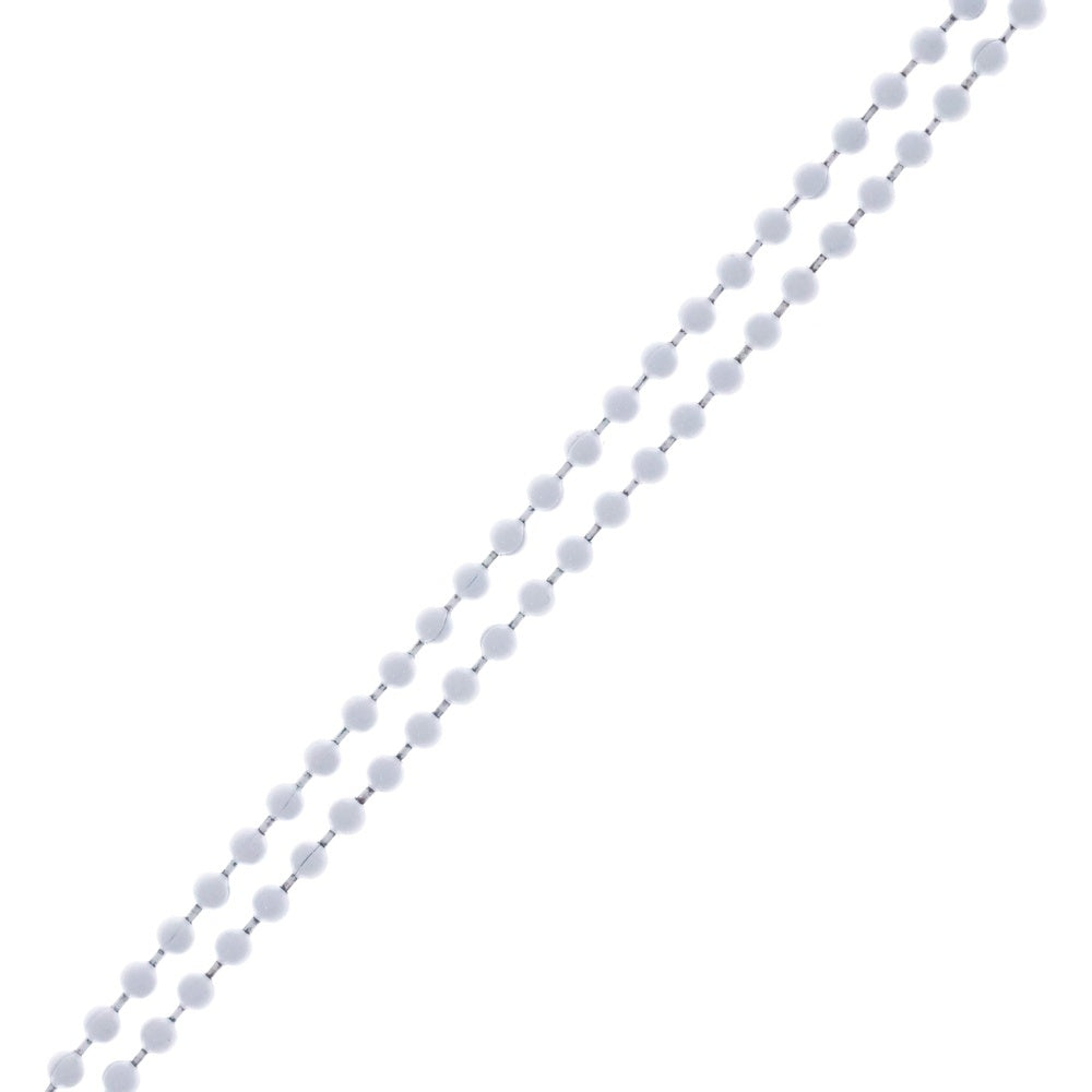 CHROME HEARTS(クロムハーツ) PADLOCK Flare Knee Silicone Rubber Necklace パドロック フレアニー シリコンラバーネックレス ホワイト