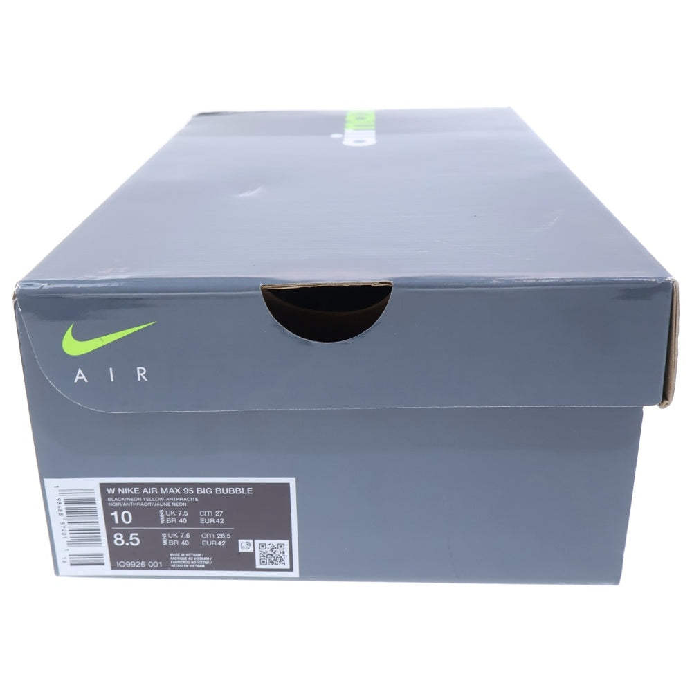 NIKE(ナイキ) W AIR MAX 95 BIG BUBBLE IO9926-001 ウィメンズ エアマックス95 ビッグバブル ローカットスニーカー US10/27cm イエローグラデ