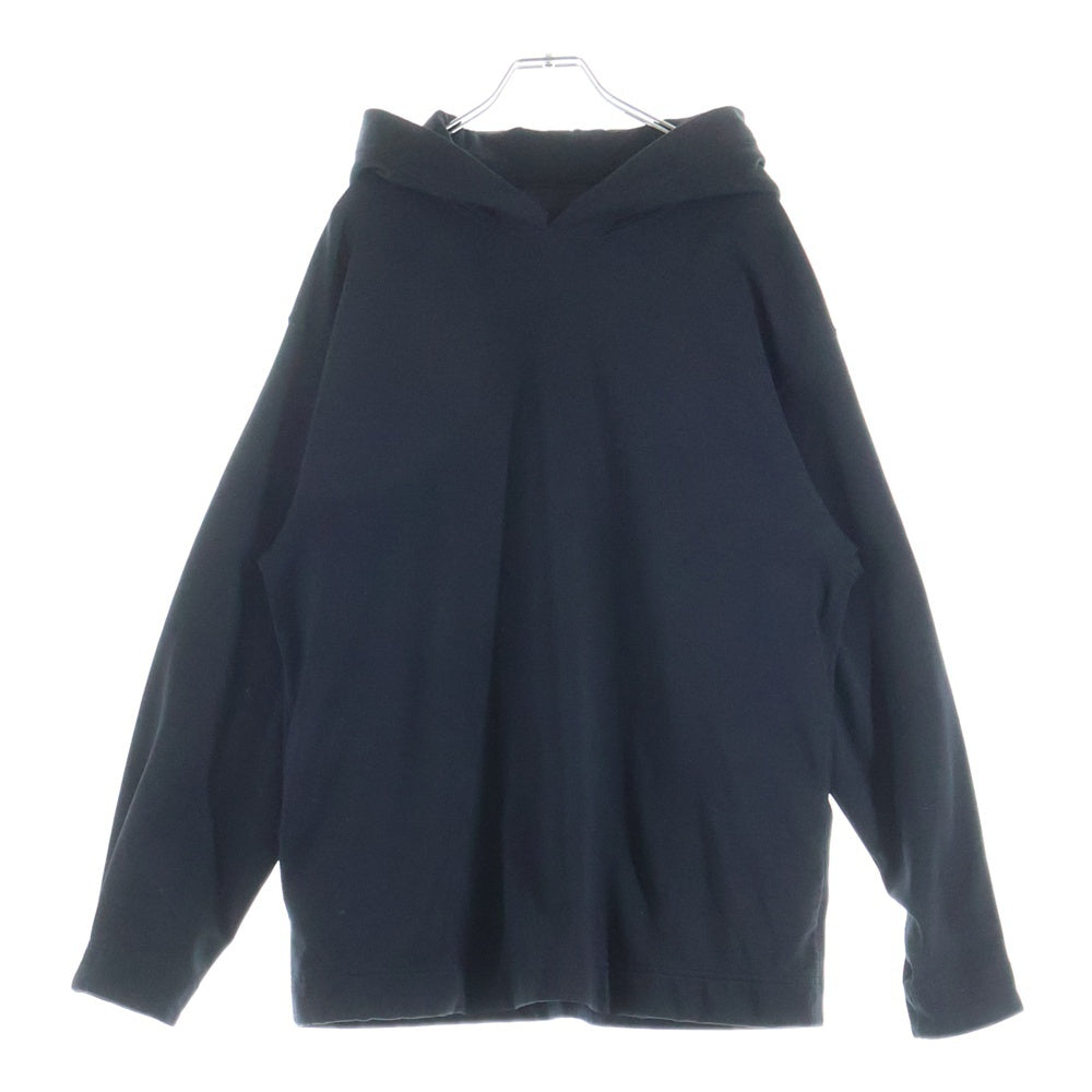 NO BRAND(ノーブランド) UNITED ARROWS & SONS ユナイテッドアローズ&ソンズ TRCT HOODIE トリコットフーディー プルオーバーパーカー ブラック 5512-299-0555