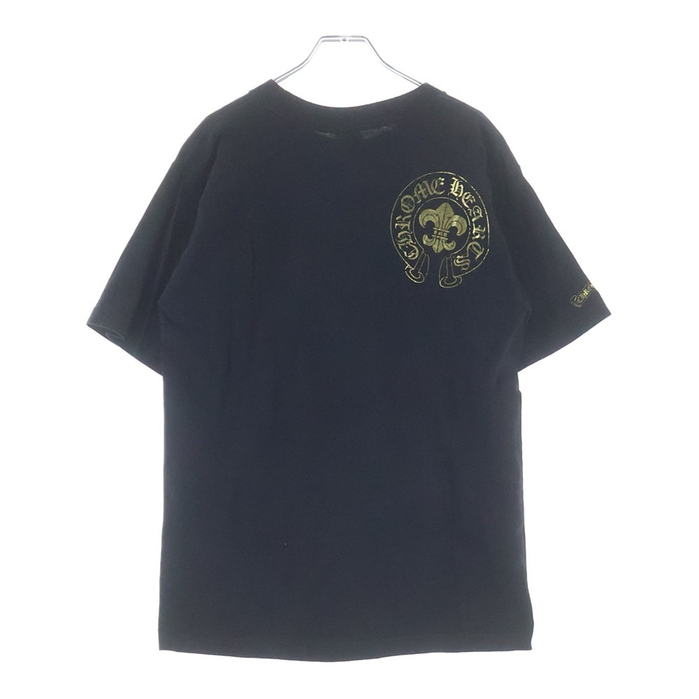 CHROME HEARTS(クロムハーツ) OLD ヴァインダガープリント 半袖Tシャツ カットソー ブラック