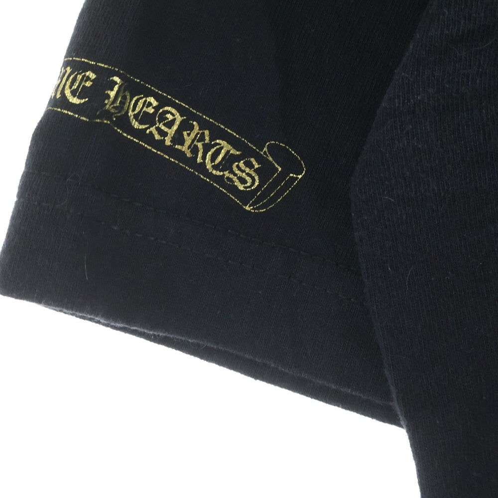 CHROME HEARTS(クロムハーツ) OLD ヴァインダガープリント 半袖Tシャツ カットソー ブラック