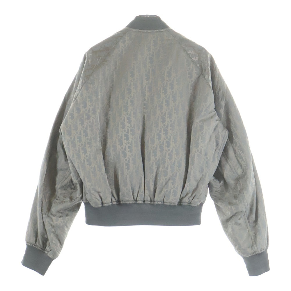 DIOR(ディオール) OBLIQUE REVERSIBLE BOMBER JACKET オブリーク リバーシブル ボンバージャケット グレー 183C432A5043