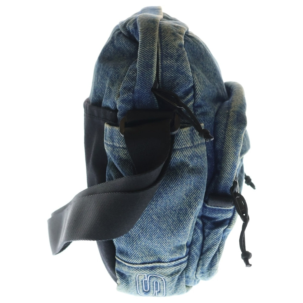 SUPREME(シュプリーム) 25AW Denim Shoulder Bag デニム ロゴデザイン ショルダーバッグ インディゴ