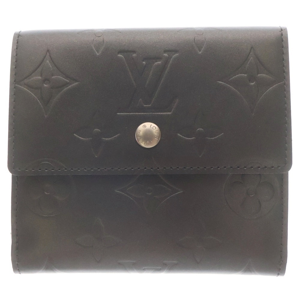 LOUIS VUITTON(ルイヴィトン) ポルトモネ ビエ カルトクレディ モノグラム コンパクトウォレット 財布 ネイビー M65115