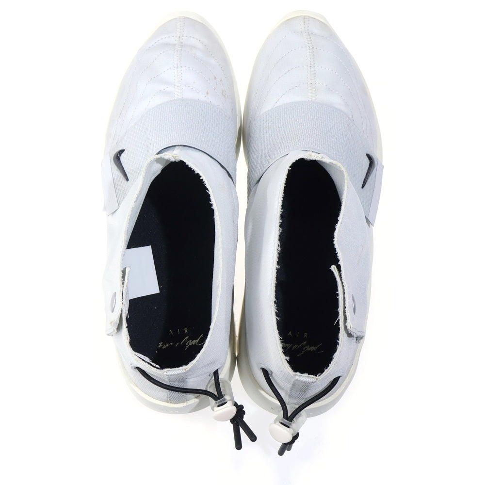 NIKE(ナイキ) × FEAR OF GOD AIR MOCCASIN PURE PLATINUM AT8086-001 フィア オブ ゴッド エア モック ピュア プラチナム ローカットスニーカー ホワイト US9.5/27.5cm