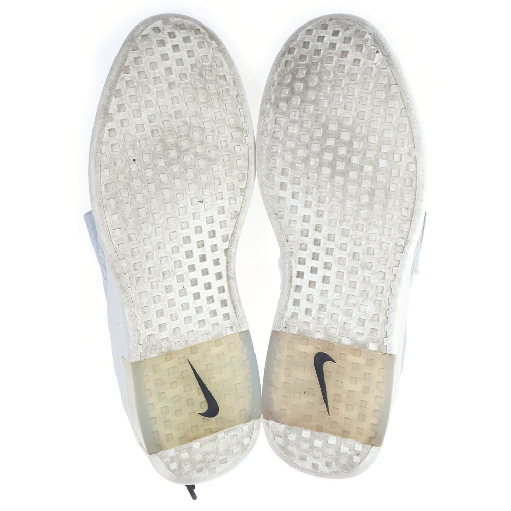 NIKE(ナイキ) × FEAR OF GOD AIR MOCCASIN PURE PLATINUM AT8086-001 フィア オブ ゴッド エア モック ピュア プラチナム ローカットスニーカー ホワイト US9.5/27.5cm