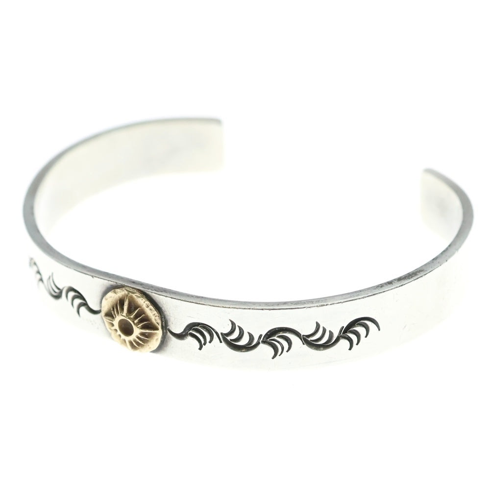 ARIZONA(アリゾナ) 太陽神 K18プレート付き バングル シルバー B-20b