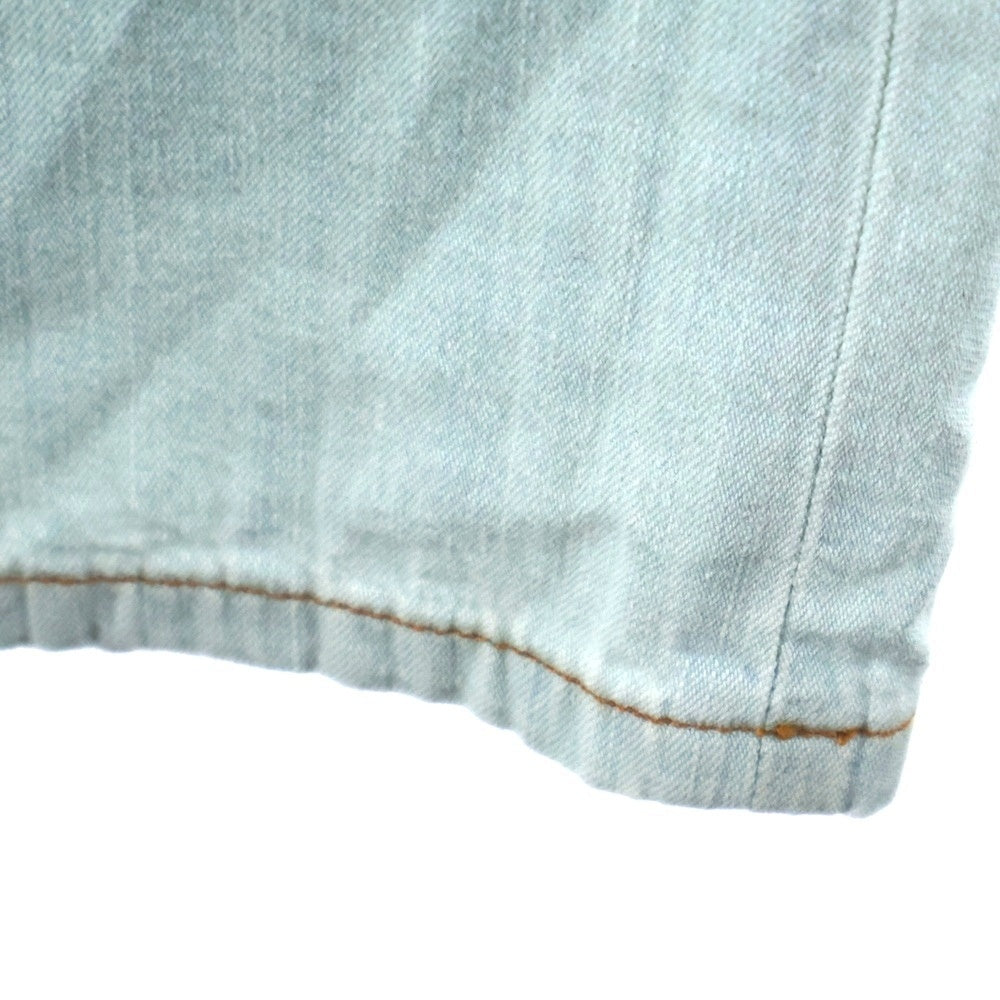 miumiu(ミュウミュウ) Chambray Denim Pants シャンブレーデニムパンツ ブルー GWP501 SOOO 14HY