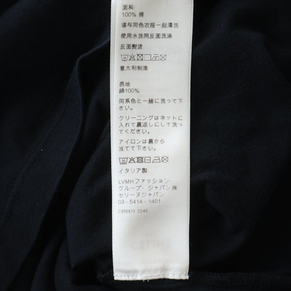 CELINE(セリーヌ) Crew Neck T-shirt クルーネック半袖Tシャツ ネイビー 2X99C671Q レディース