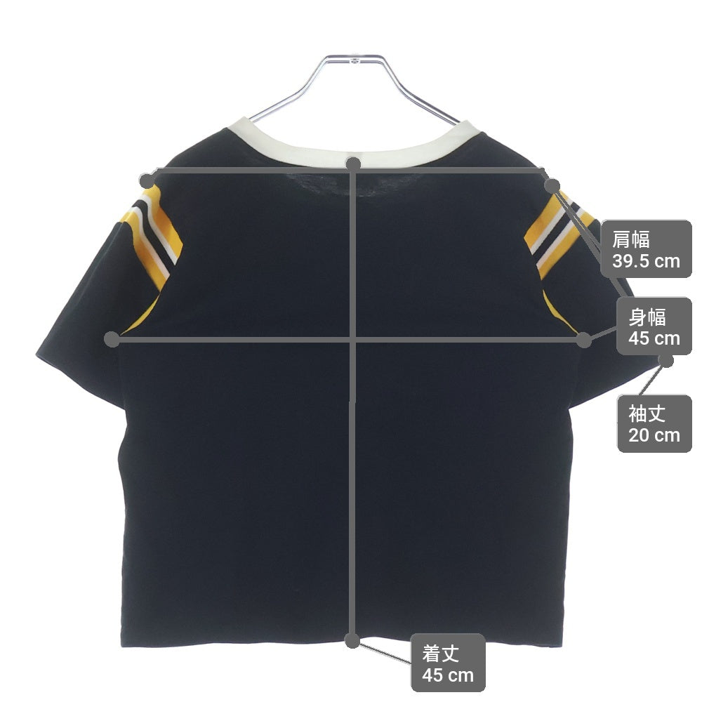 CELINE(セリーヌ) Crew Neck T-shirt クルーネック半袖Tシャツ ネイビー 2X99C671Q レディース