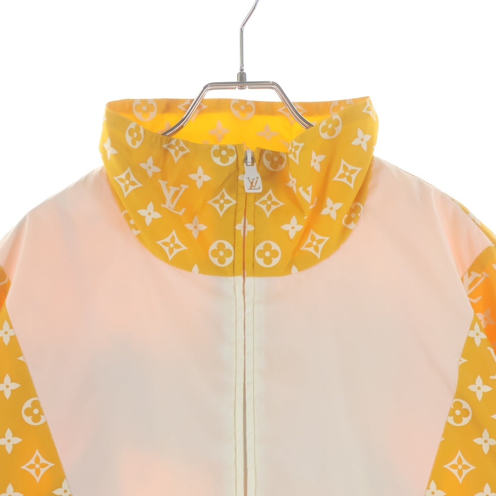 LOUIS VUITTON(ルイヴィトン) 24AW ナイロン モノグラムプリント テクニカルトラックトップジャケット イエロー RM242M MJW HRB83W