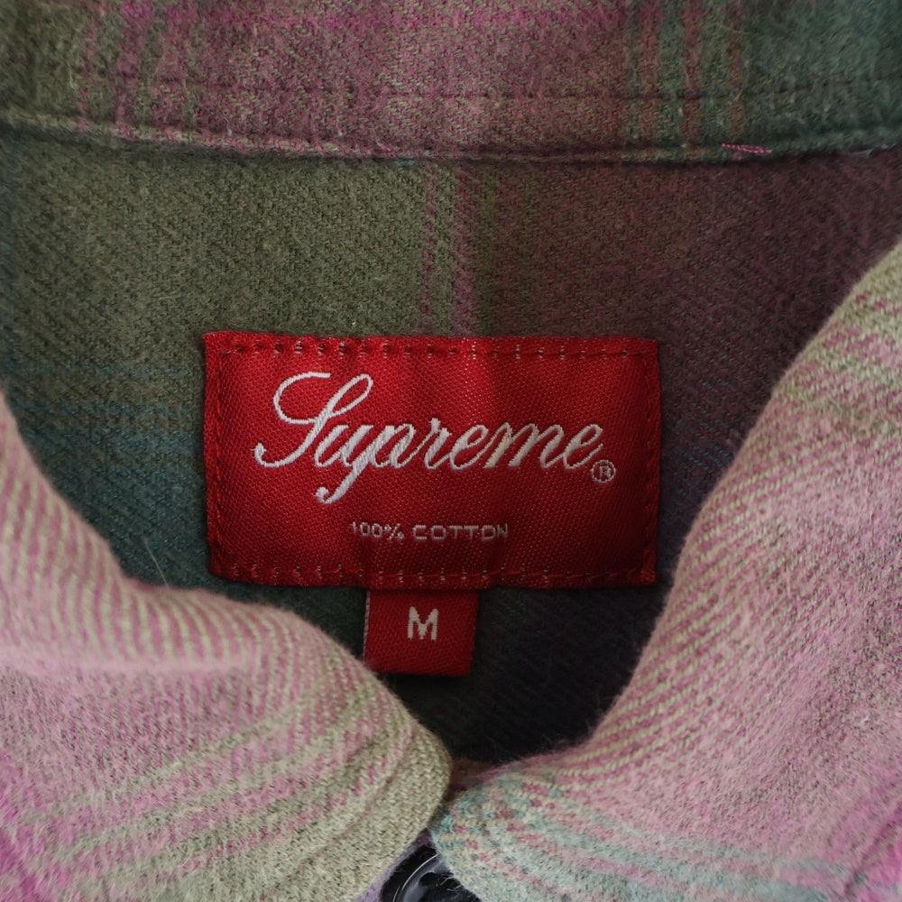 SUPREME(シュプリーム) 18AW Shadow Plaid Flannel Shirt シャドープレイド フランネル長袖シャツ マルチ