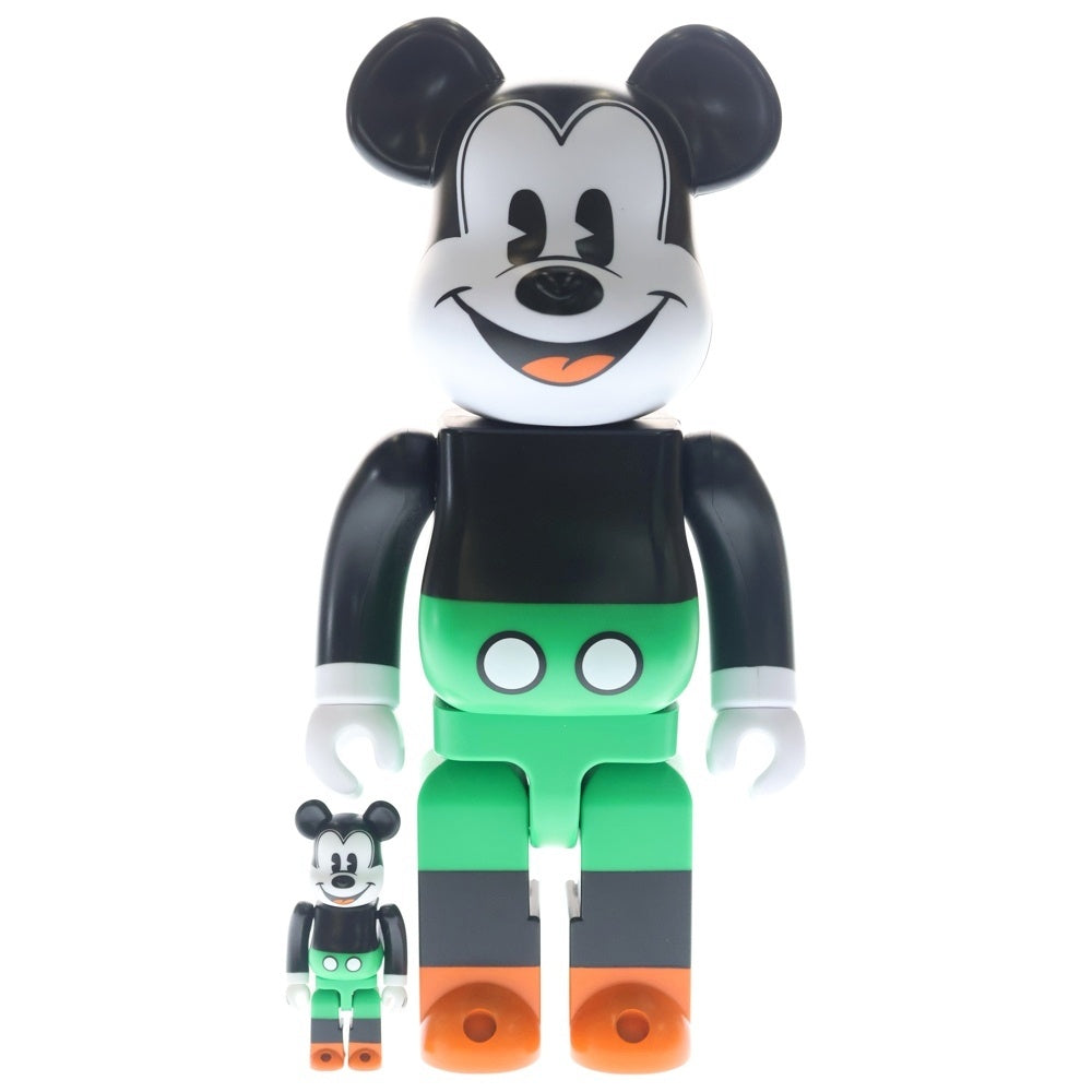 MEDICOM TOY(メディコムトイ) ×DESNEY BE@RBRICK MICKEY MOUSE 1930S 400%&100% ディズニー ミッキーマウス ベアブリック ブラック