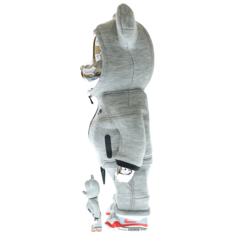 MEDICOM TOY(メディコムトイ) ×NIKE TECH FLEECE N98 BE@RBRICK 100%&400% ナイキ テックフリース ベアブリック グレー