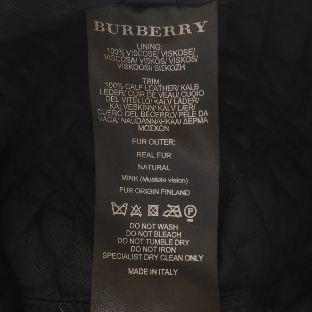 BURBERRY(バーバリー) ミンク キャスケット 帽子 ホワイト 3788280 レディース