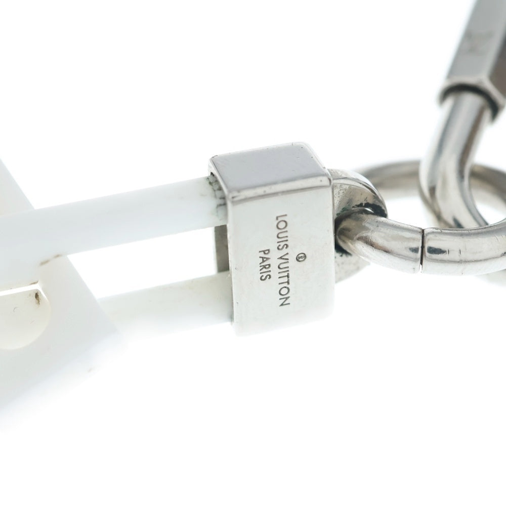 LOUIS VUITTON(ルイヴィトン) Collier Square Ceramic Chain Necklace コリエスクエアセラミックチェーンネックレス ホワイト MP2350 レディース