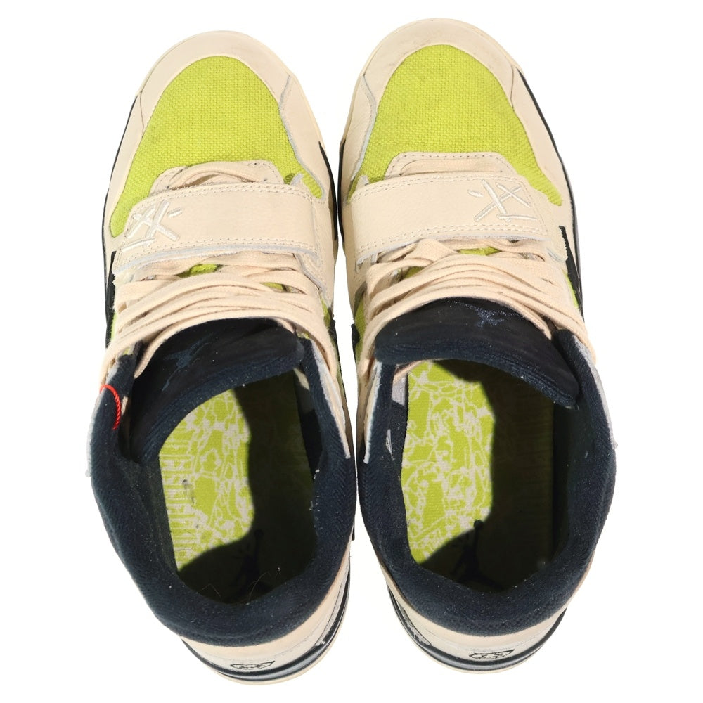 NIKE(ナイキ) ×TRAVISSCOTT JORDAN JUMPMAN JACK CJ1 T-Rexx Bright Cactus ジョーダン ジャンプマンジャック ローカットスニーカー ベージュ US9/27cm FZ8117-102