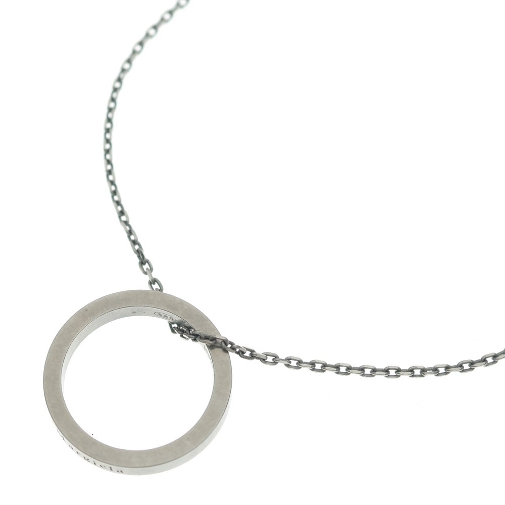 Maison Margiela(メゾンマルジェラ) ロゴデザインリングネックレス シルバー SM1UU0035