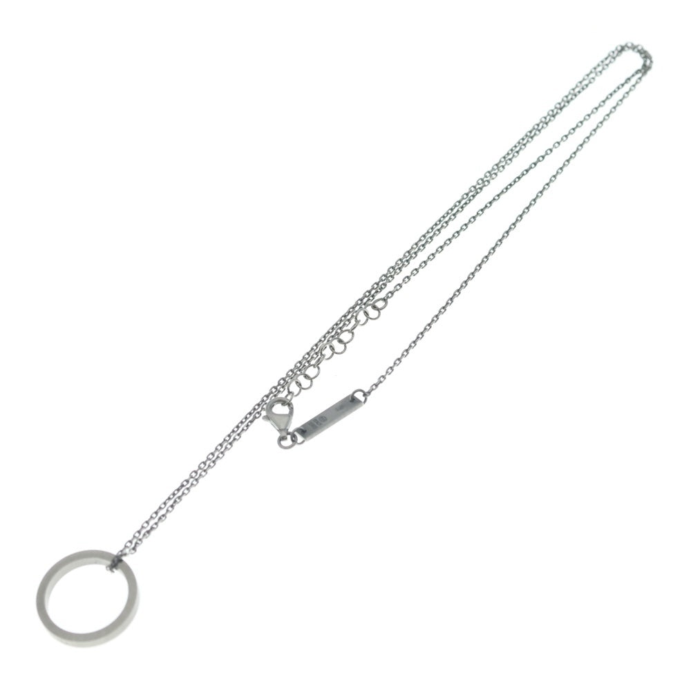 Maison Margiela(メゾンマルジェラ) ロゴデザインリングネックレス シルバー SM1UU0035