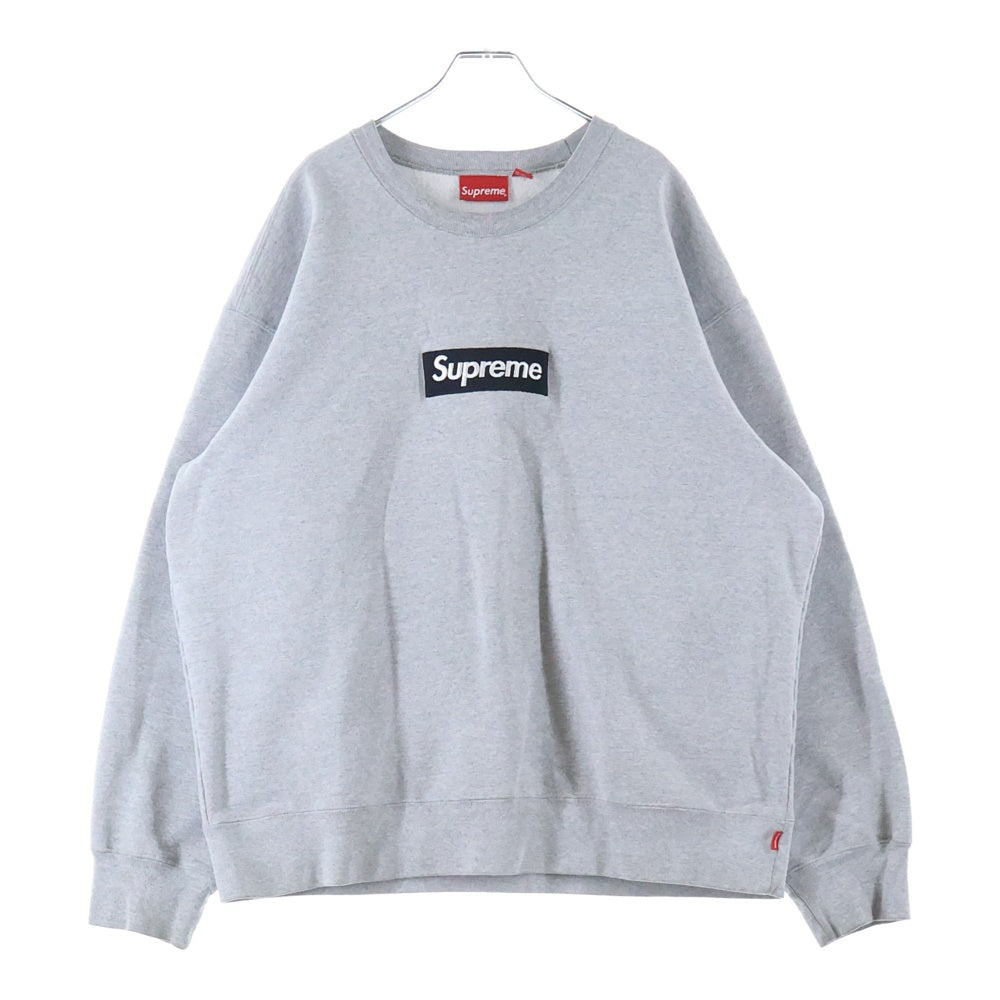 SUPREME(シュプリーム) 22AW Box Logo Crewneck ボックスロゴ クルーネック スウェット トレーナー グレー