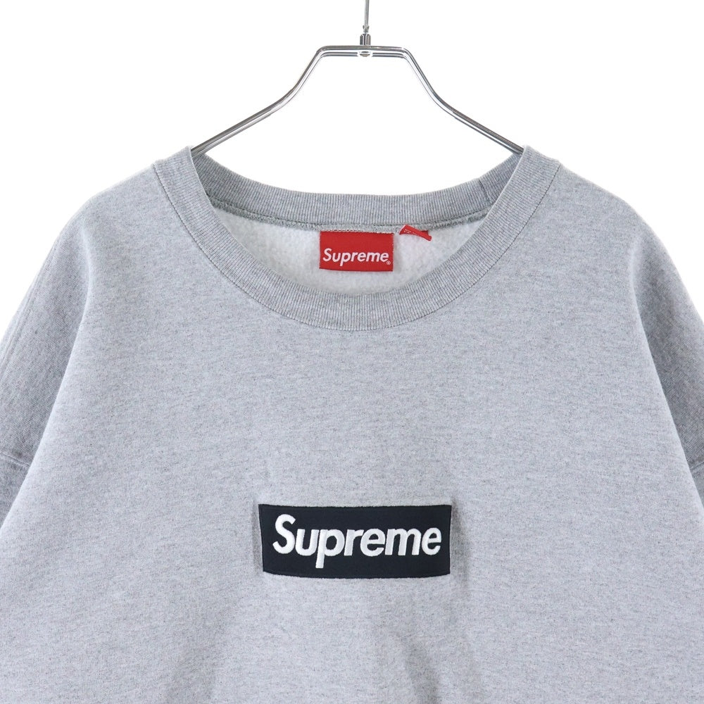 SUPREME(シュプリーム) 22AW Box Logo Crewneck ボックスロゴ クルーネック スウェット トレーナー グレー