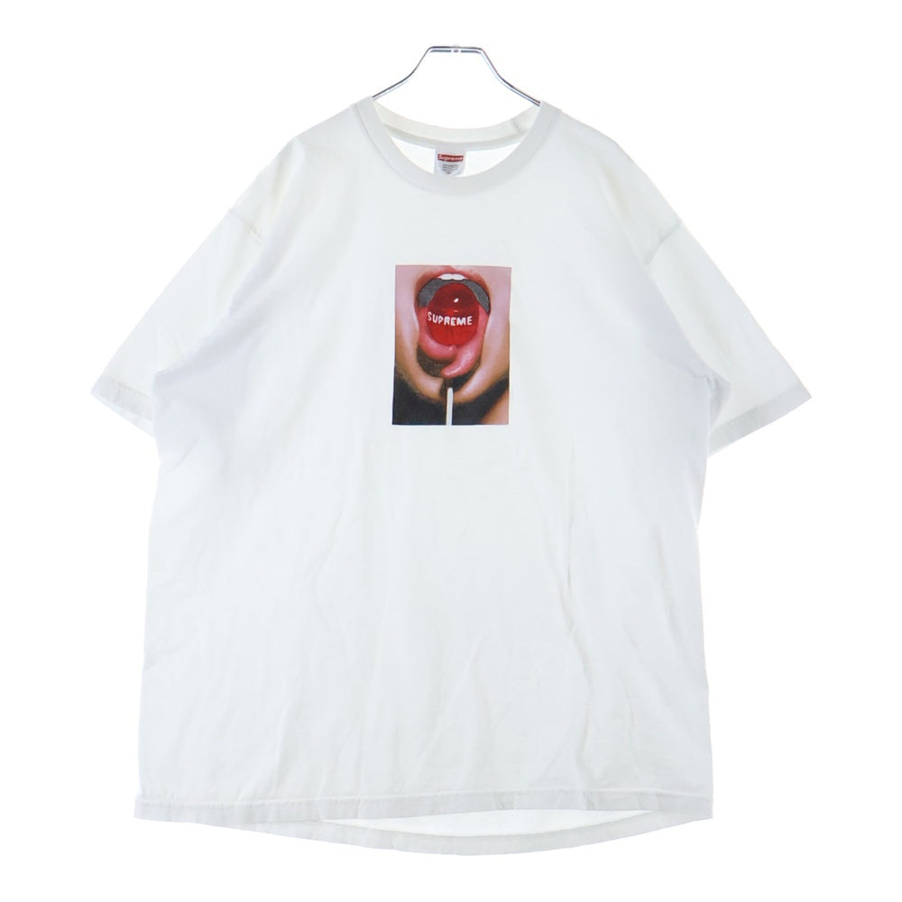 SUPREME(シュプリーム) 24AW Lollipop Tee ロリポップキャンディー Tシャツ フォトプリント ブラック ホワイト