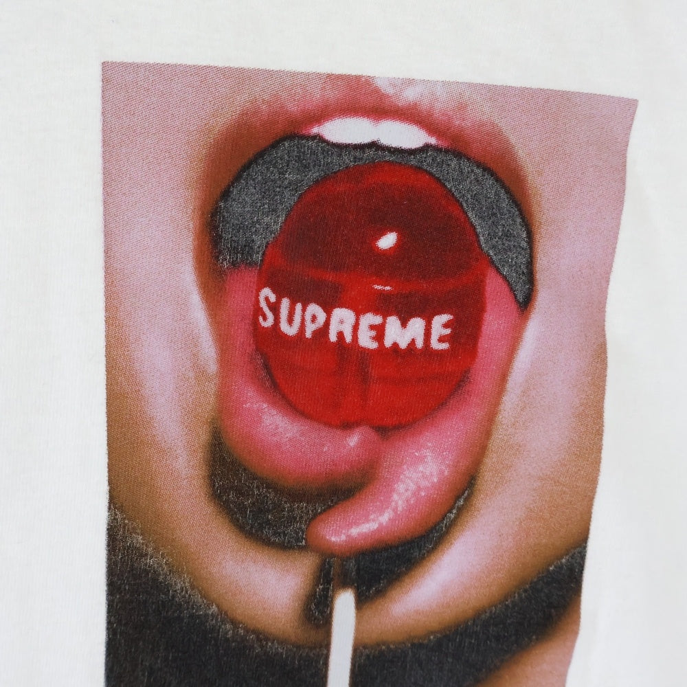 SUPREME(シュプリーム) 24AW Lollipop Tee ロリポップキャンディー Tシャツ フォトプリント ブラック ホワイト