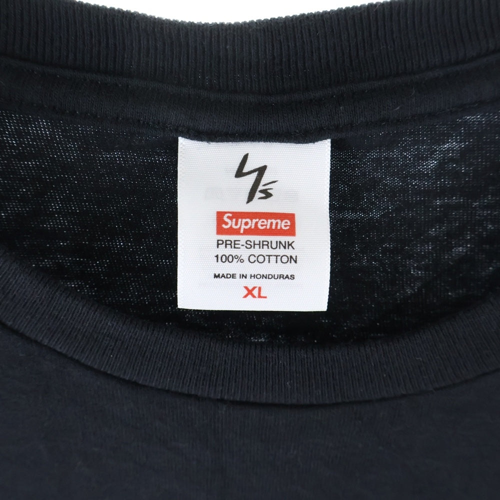 SUPREME(シュプリーム) 25AW ×Y's by Yohji Yamamoto Star Tee ワイズ ヨウジヤマモト スター フロントプリント 半袖Tシャツ カットソー ブラック