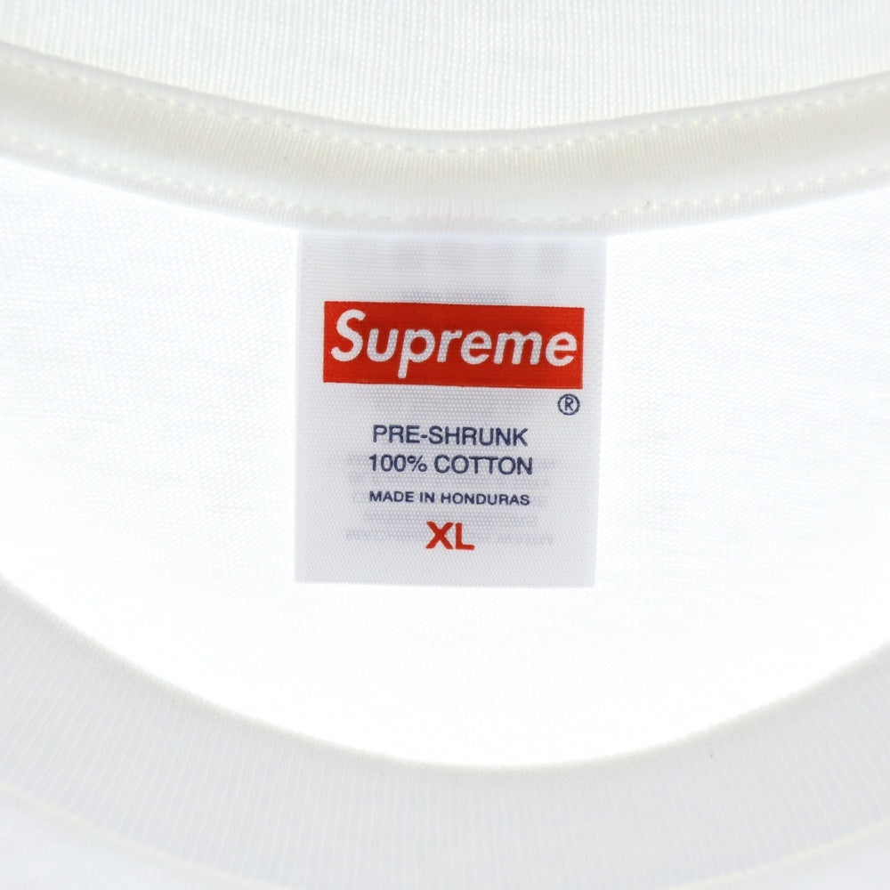 SUPREME(シュプリーム) 25SS Bear Tee ベアー フロントプリント 半袖Tシャツ カットソー ホワイト