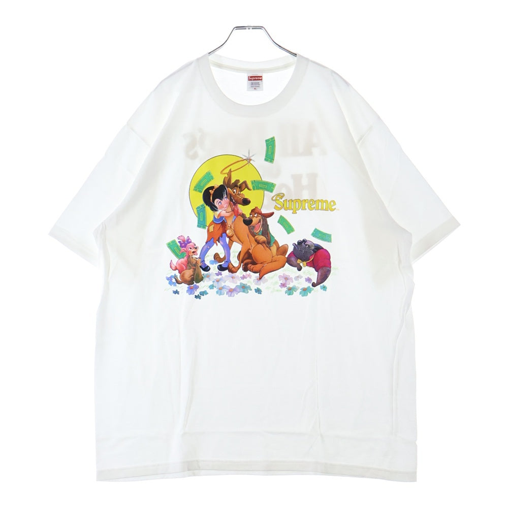 SUPREME(シュプリーム) 25AW All Dogs Go To Heaven Tee オール ドッグス ゴー トゥ ヘブン 半袖Tシャツ カットソー ホワイト