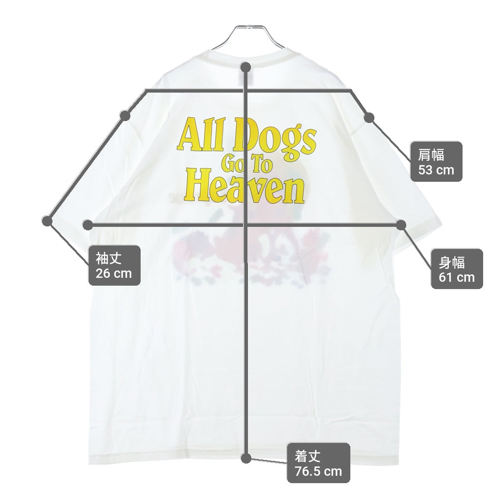 SUPREME(シュプリーム) 25AW All Dogs Go To Heaven Tee オール ドッグス ゴー トゥ ヘブン 半袖Tシャツ カットソー ホワイト