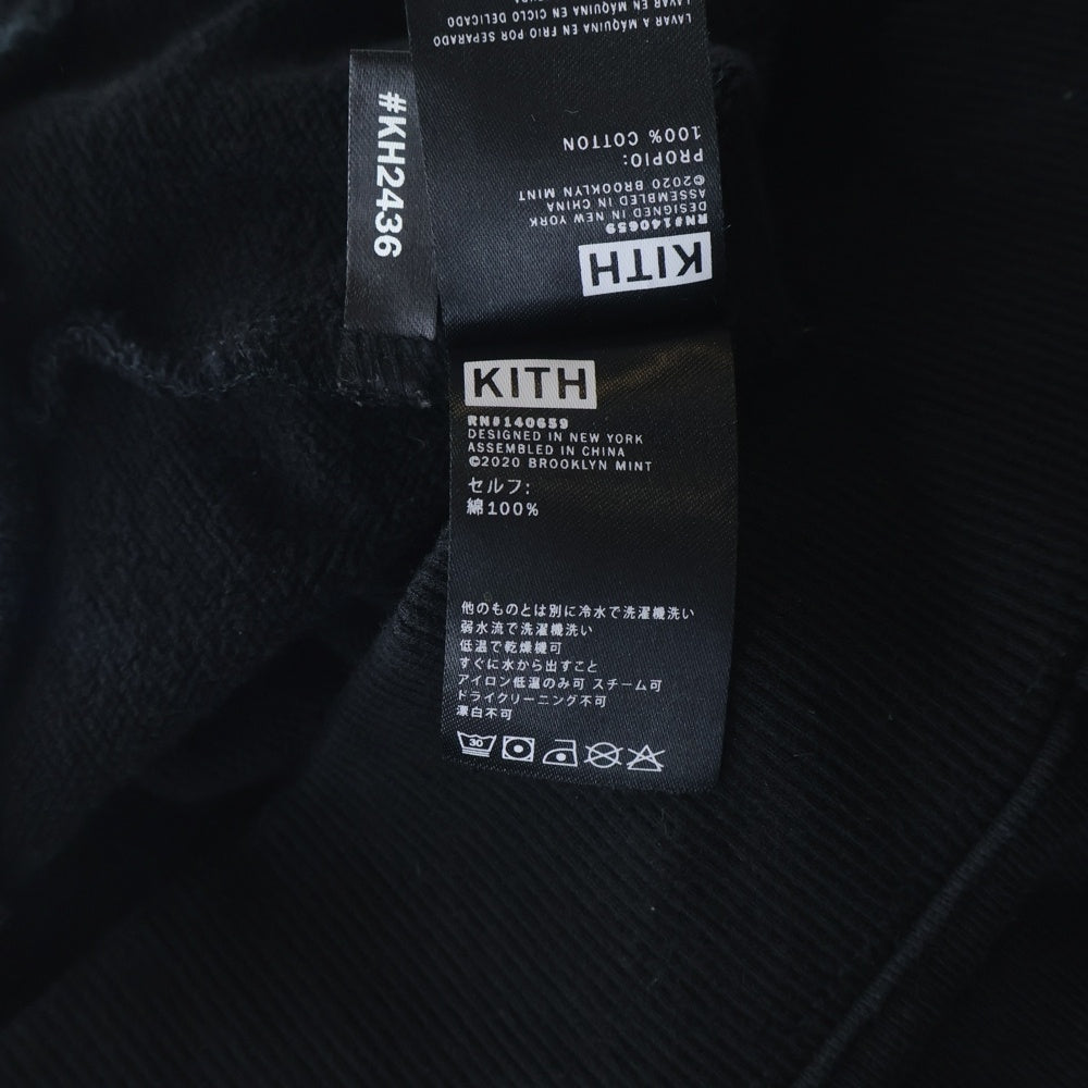 KITH(キス) Biggie Sky's The Limit Hoodie ビギースカイズザリミットフーディー スウェットパーカー ブラック KH2436 100