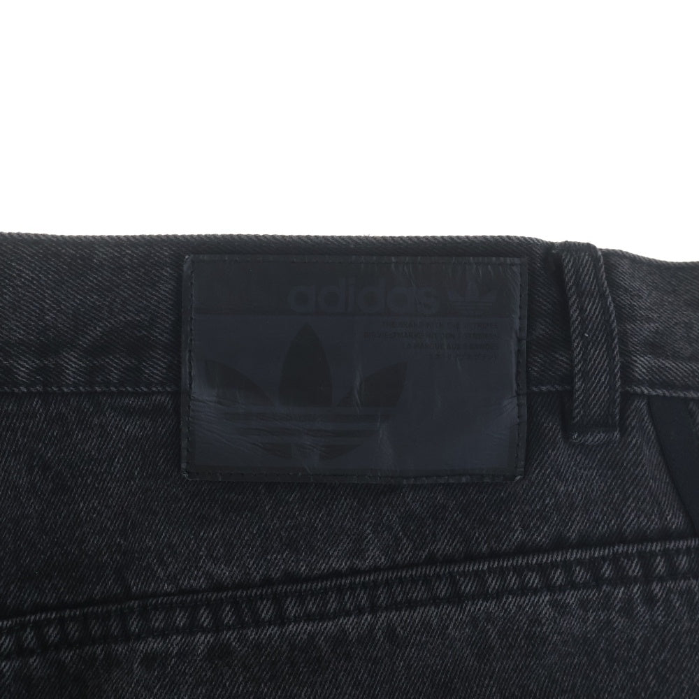 adidas(アディダス) ADILENIUM Loose-fit Denim Pants アディレニウム ルーズフィット デニムパンツ ブラック JY6291