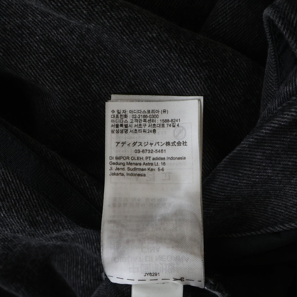 adidas(アディダス) ADILENIUM Loose-fit Denim Pants アディレニウム ルーズフィット デニムパンツ ブラック JY6291