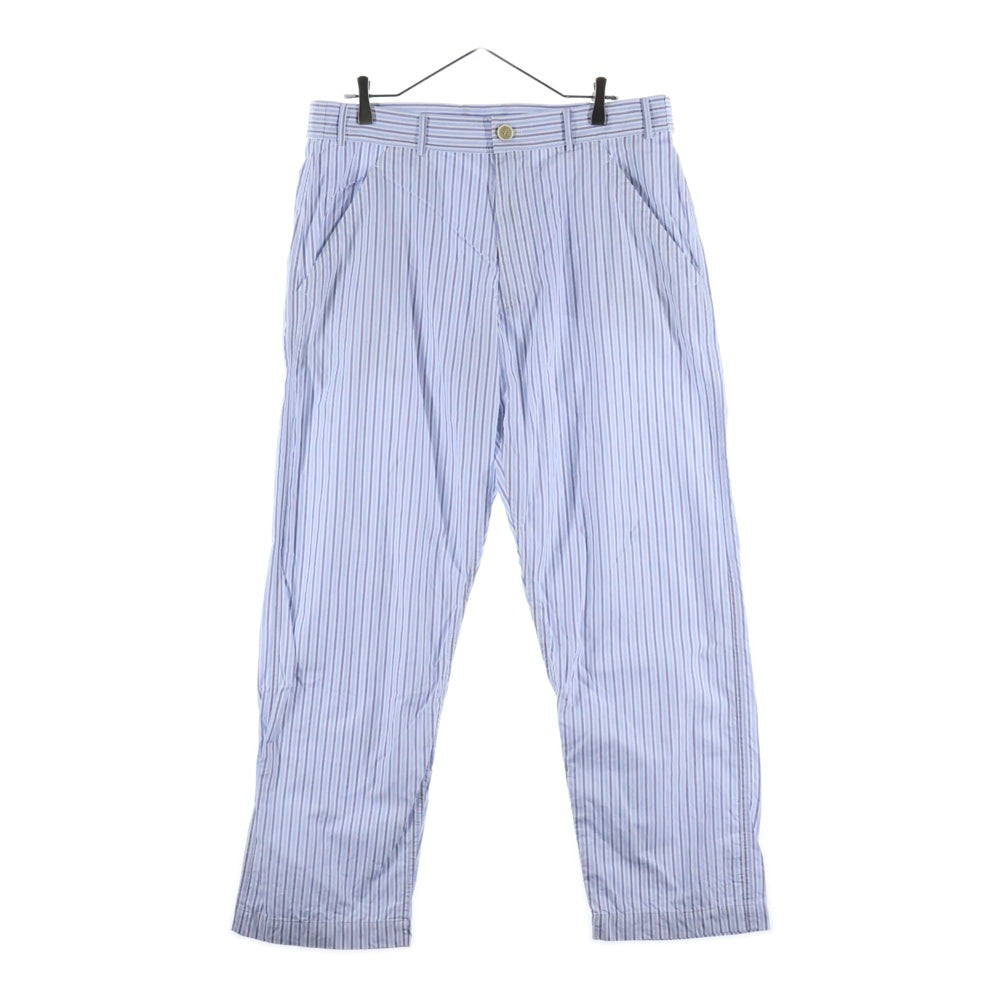 COMME des GARCONS SHIRT(コムデギャルソンシャツ) Striped Slacks ストライプスラックス ボトムス ブルー FG-P017