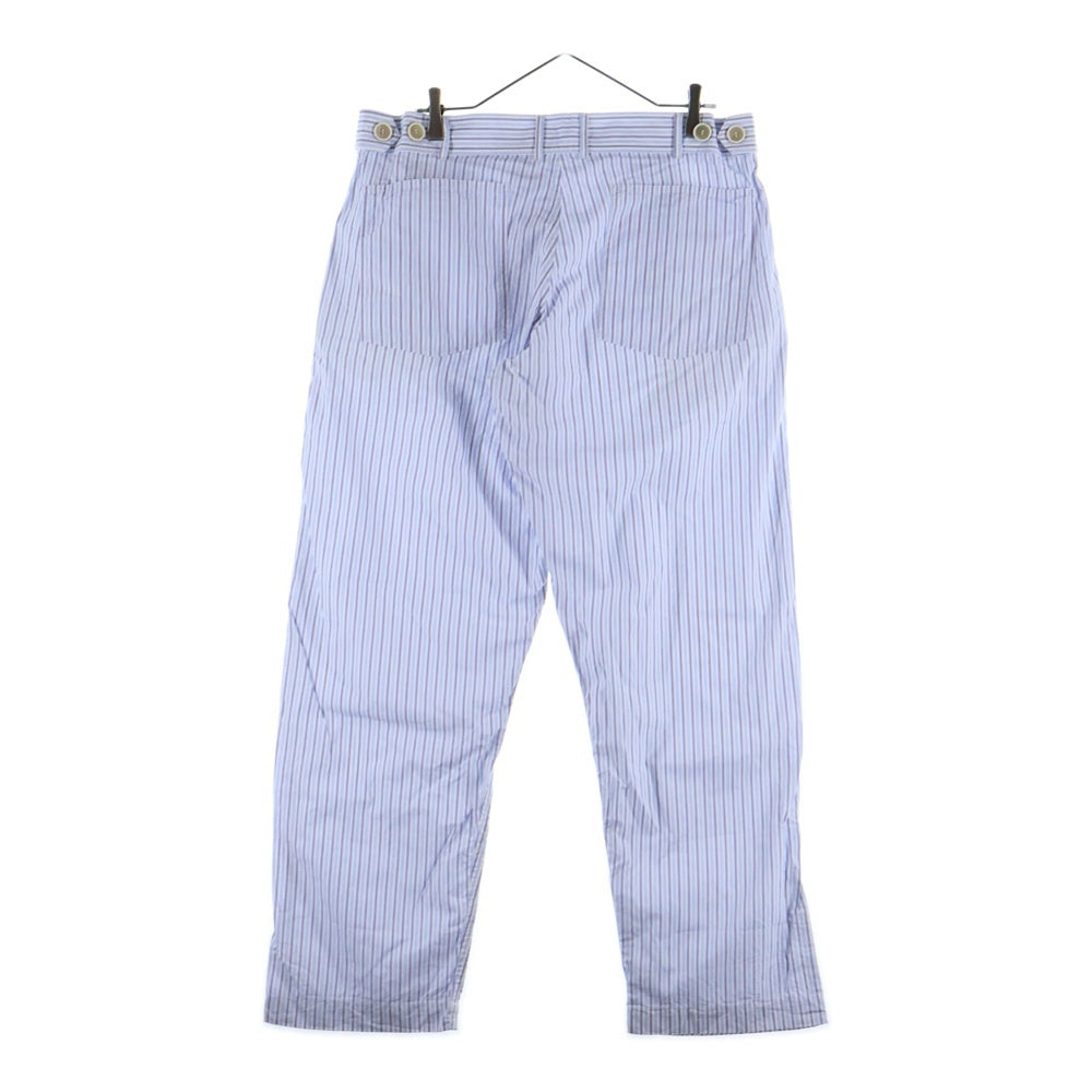 COMME des GARCONS SHIRT(コムデギャルソンシャツ) Striped Slacks ストライプスラックス ボトムス ブルー FG-P017