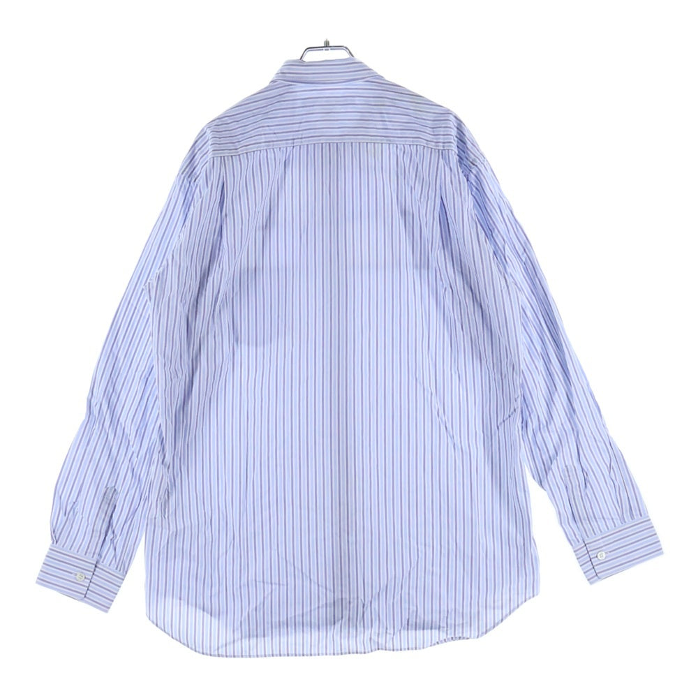COMME des GARCONS SHIRT(コムデギャルソンシャツ) 21SS Big Silhouette Cotton Shirt ビッグシルエットコットンシャツ 長袖シャツ ブルー FG-B076