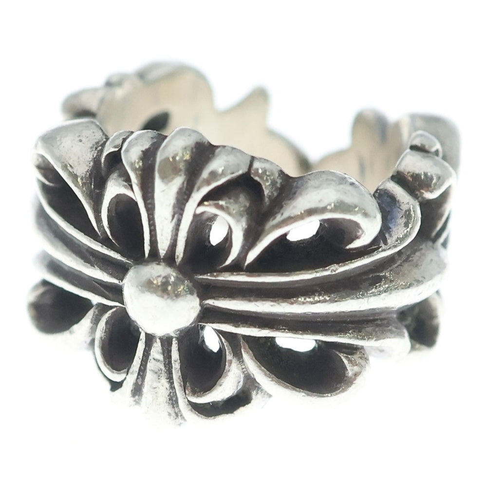 CHROME HEARTS(クロムハーツ) DBL FLRL CRS ダブルフローラルクロス リング シルバー BCA390
