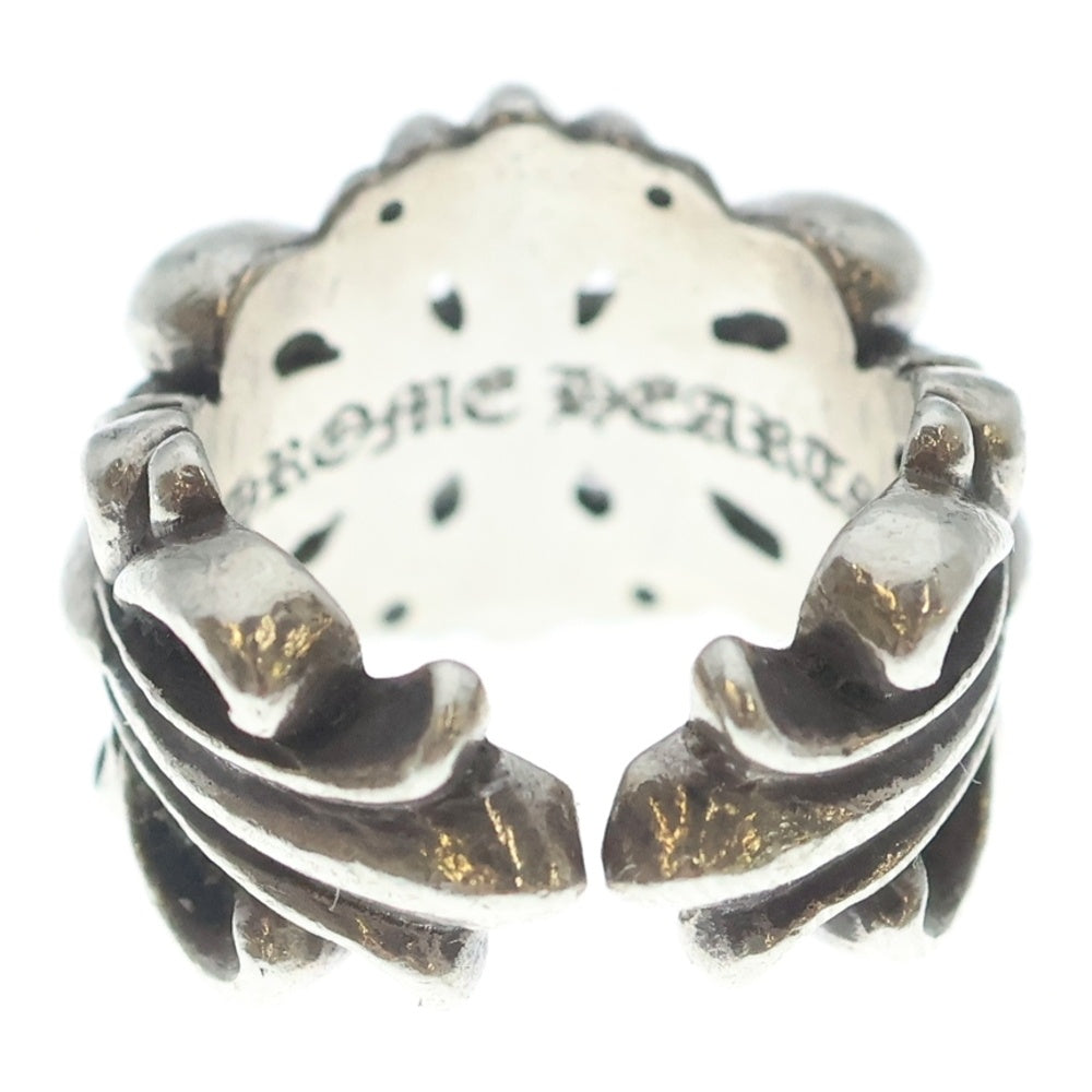 CHROME HEARTS(クロムハーツ) DBL FLRL CRS ダブルフローラルクロス リング シルバー BCA390