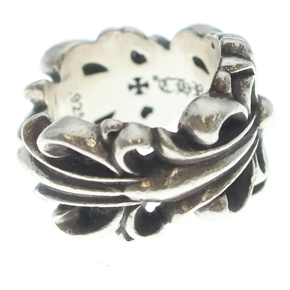 CHROME HEARTS(クロムハーツ) DBL FLRL CRS ダブルフローラルクロス リング シルバー BCA390
