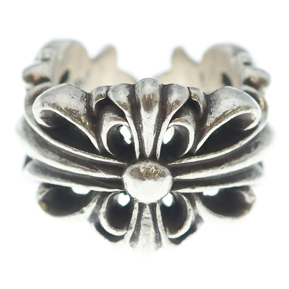 CHROME HEARTS(クロムハーツ) DBL FLRL CRS ダブルフローラルクロス リング シルバー BCA390