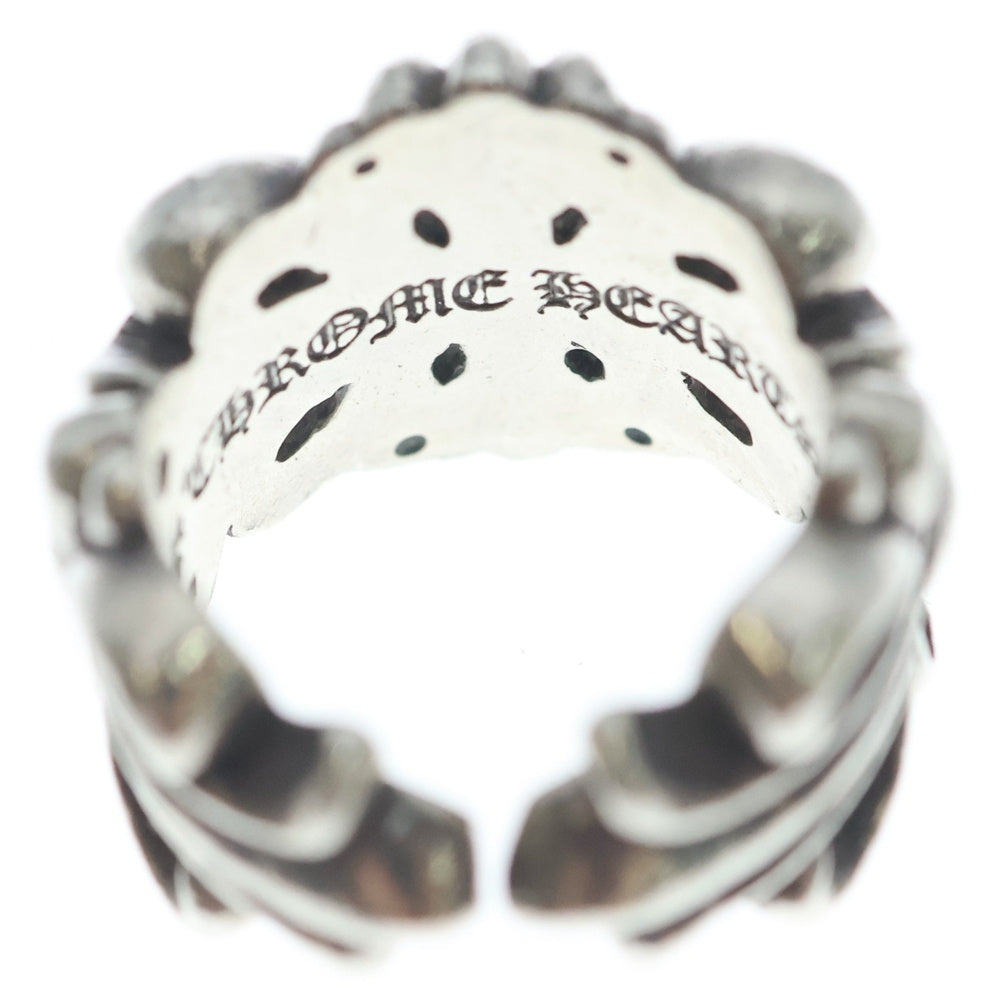 CHROME HEARTS(クロムハーツ) DBL FLRL CRS ダブルフローラルクロス リング シルバー BCA390