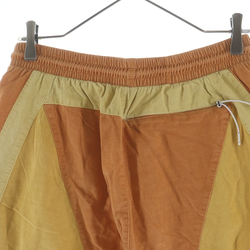 KITH(キス) 22SS MIXED MICRO CORD TURBO SHORTS ミックスド マイクロ コード ターボ ショートパンツ オレンジ KHM060131