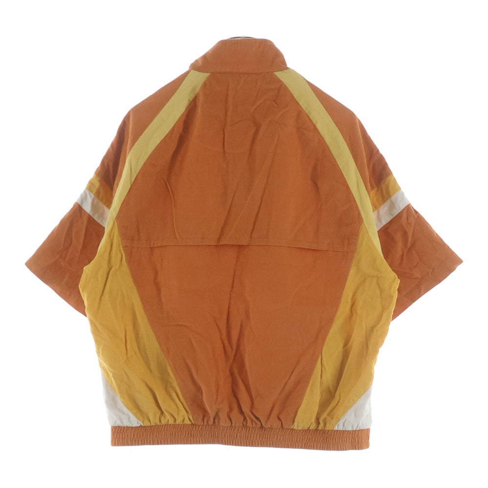 KITH(キス) 22SS Mixed Micro Cord Linden Retro Quartzer Zip マイクロコーデュロイ クオータージップトップ オレンジ KHM030650