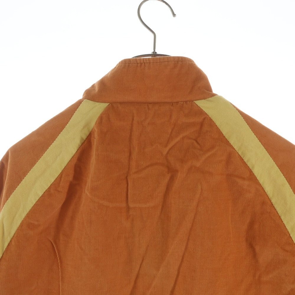 KITH(キス) 22SS Mixed Micro Cord Linden Retro Quartzer Zip マイクロコーデュロイ クオータージップトップ オレンジ KHM030650