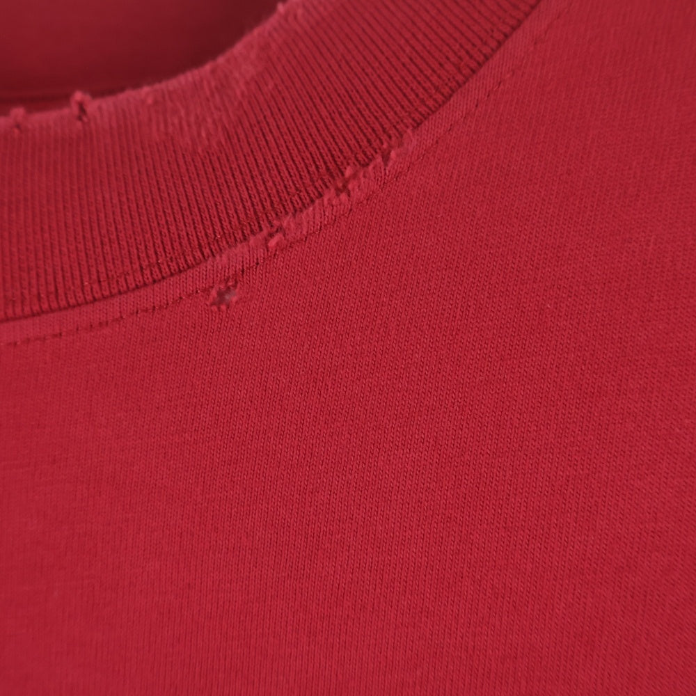 BALENCIAGA(バレンシアガ) 24SS Valentine CD T shirt 半袖Tシャツ レッド 764235