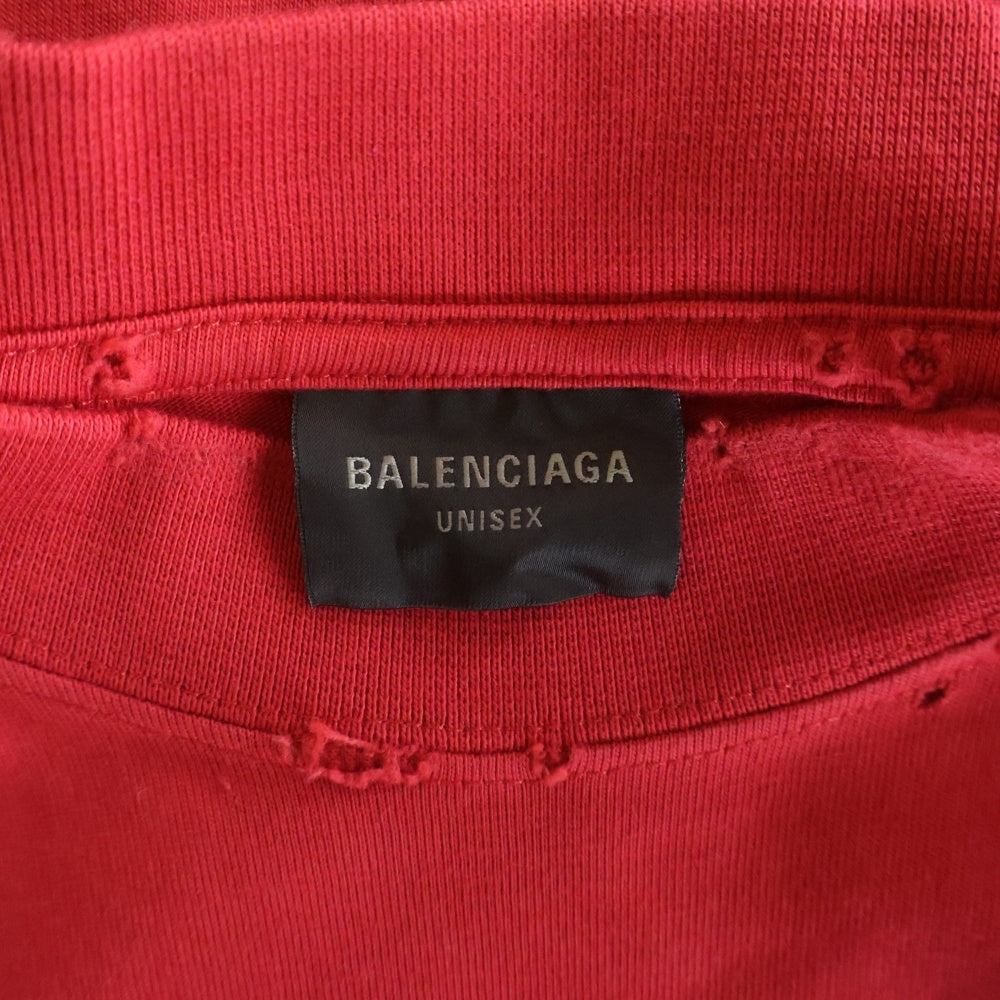 BALENCIAGA(バレンシアガ) 24SS Valentine CD T shirt 半袖Tシャツ レッド 764235